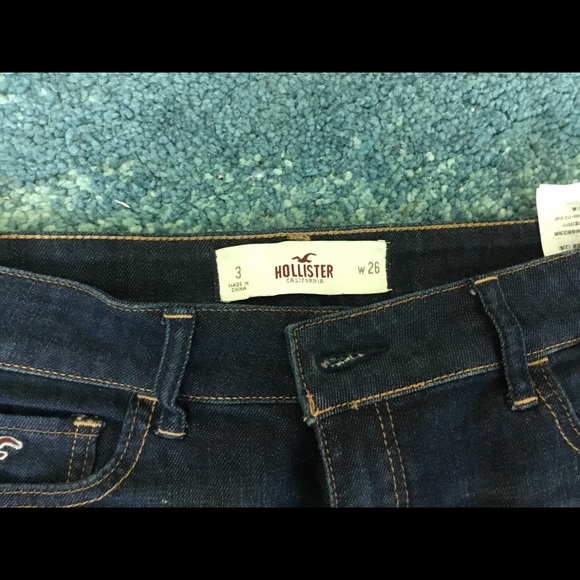 Midi medium denim low rise denim shorts - Picture 2 of 3